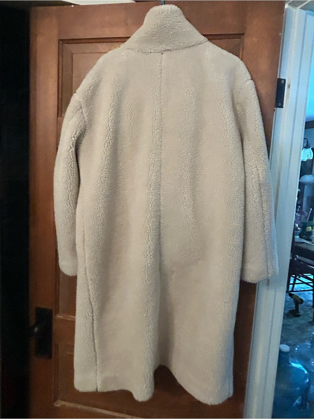GAP Cream Plush Teddy Coat - Picture 4 of 5